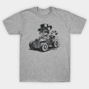 Hot Rod Cat T-Shirt